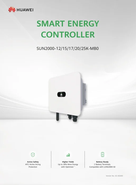 Invertor Hibrid trifazat Huawei 20 kW - SUN2000-20K-MB0 9