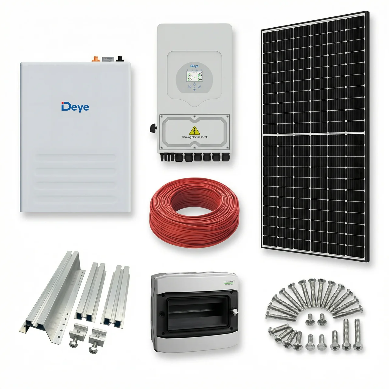 Kit invertor deye monofazat Baterie deye