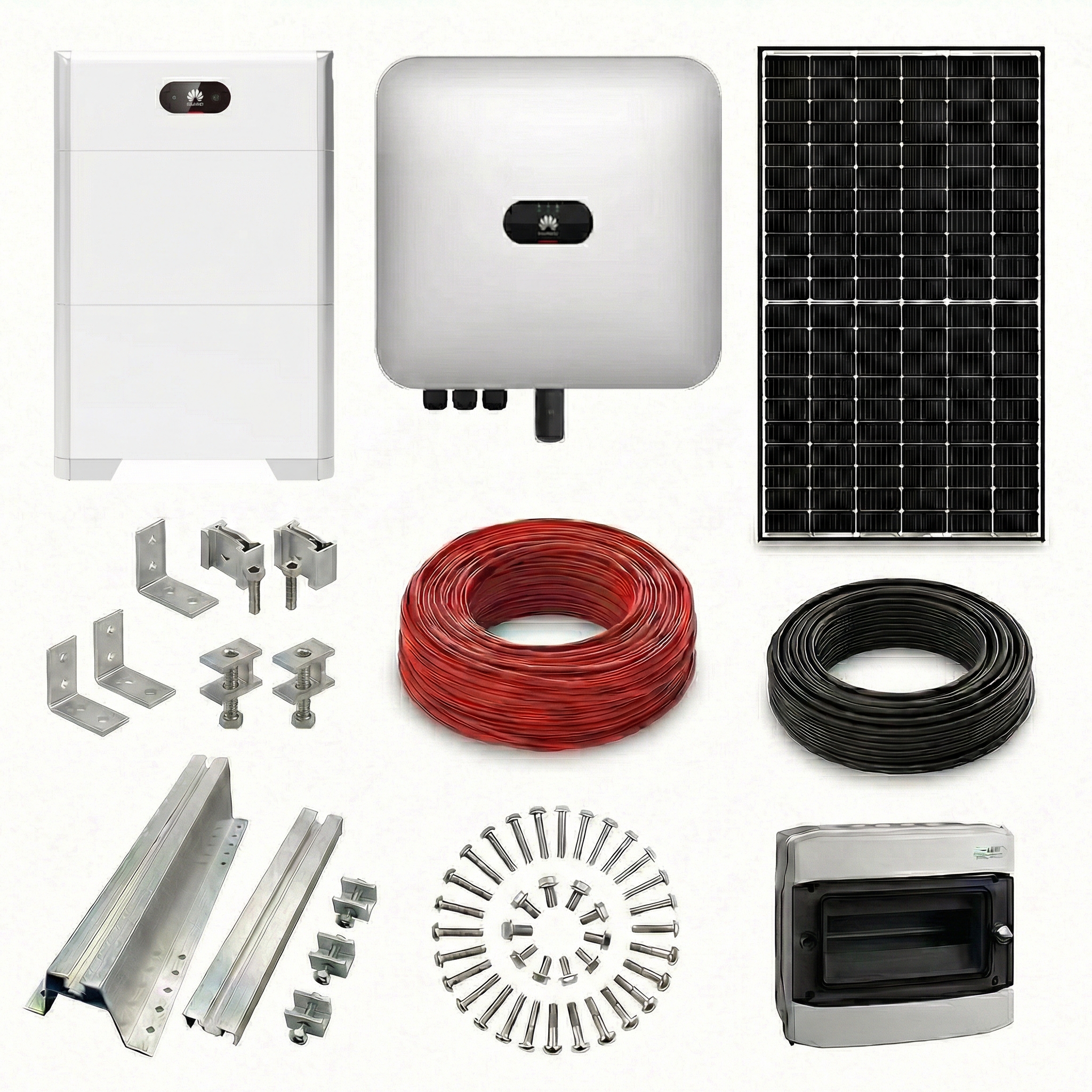 Kit invertor trifazat huawei 5 20kw Baterie deye
